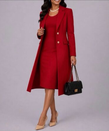 Two Piece Sleeveless Dress+Jacket Set