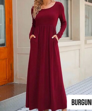 Long Sleeved Maxi Dress